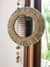 Round Seagrass Mirror