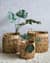 Round Water Hyacinth Planter Pot