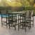 OUTDOOR COUNTER TABLE AND CHAIRS SET- T3SM55 + TSRF56