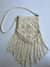 Boho style Macrame shoulder bag with tassels